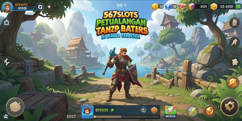 Tampilan gameplay menakjubkan dari 567SLOTS dalam dunia terbuka.