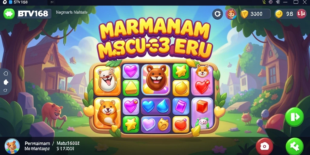 Tampilan gameplay BTV168 yang seru dan penuh warna.