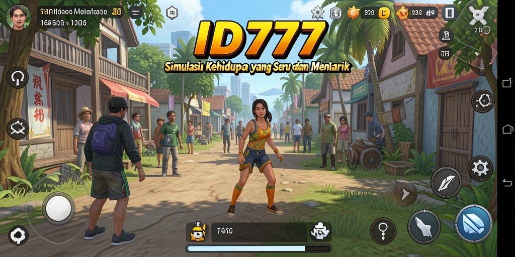 Screenshot gameplay menunjukkan aksi seru di dunia <strong>ID777</strong>.