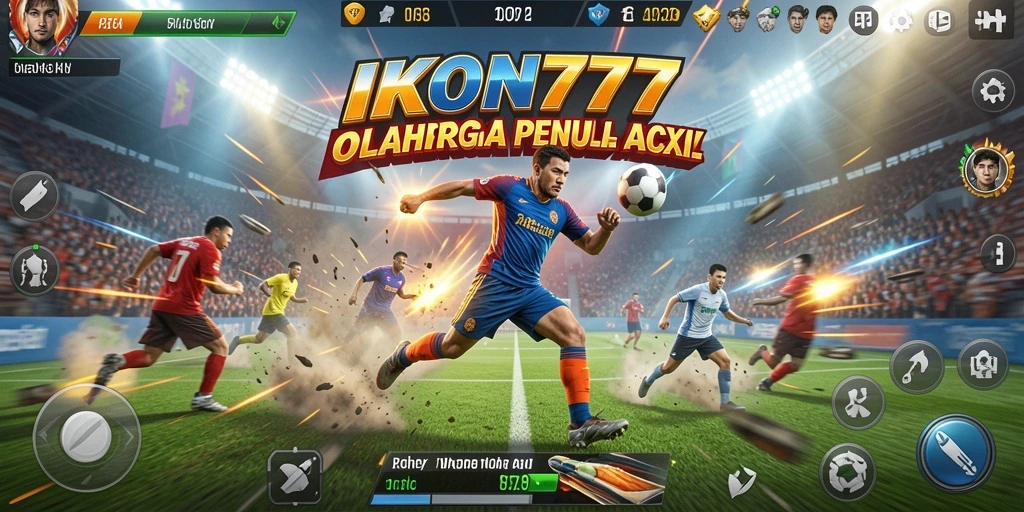 Tampilan gameplay seru dari IKON777 dengan aksi olahraga yang mendebarkan.