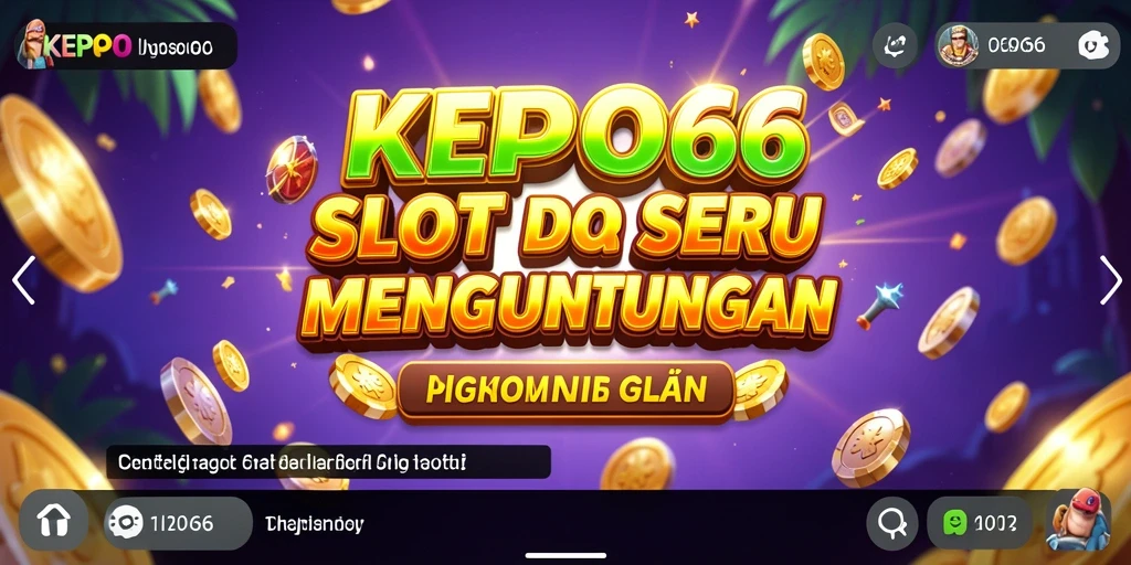 Tampilan menarik dan gameplay seru di KEPO66 slot.