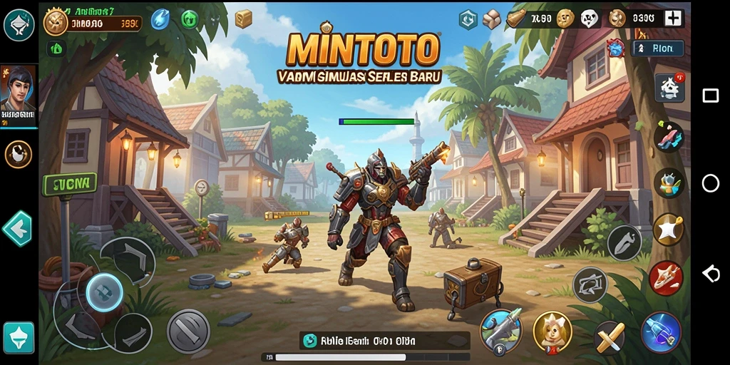 Tampilan gameplay MINTOTO dengan elemen simulasi yang menarik.