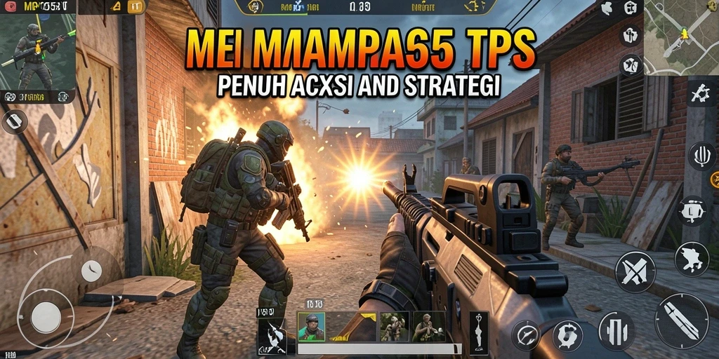 Gameplay seru dan penuh aksi di MPO555 dengan pertempuran TPS yang intens.