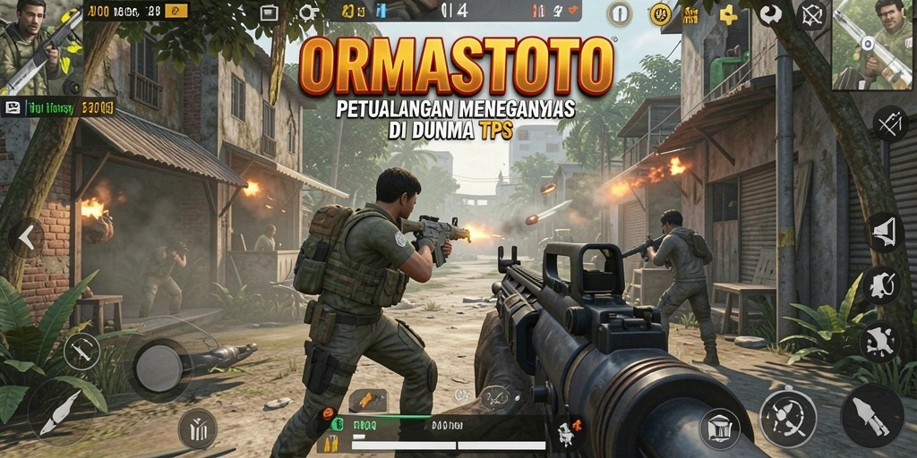Gameplay ORMASTOTO yang epik saat pertarungan berlangsung.