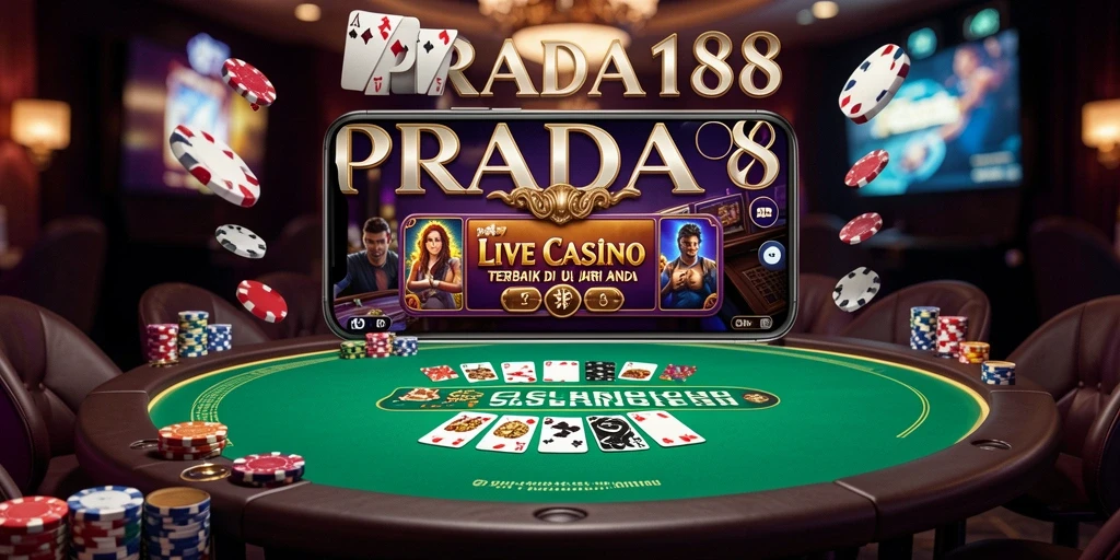 Tampilan gameplay Live Casino PRADA188 yang menarik dan interaktif.