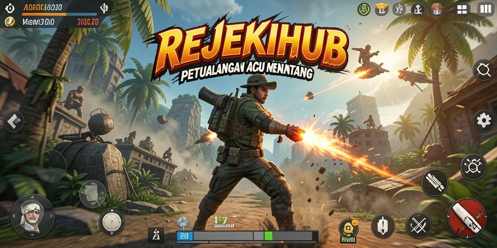 Tangkapan layar aksi seru dalam gameplay REJEKIHUB.