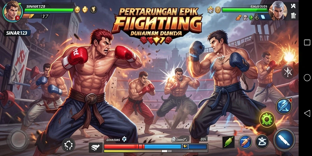 Gameplay seru dan aksi pertarungan menegangkan di SINAR123.