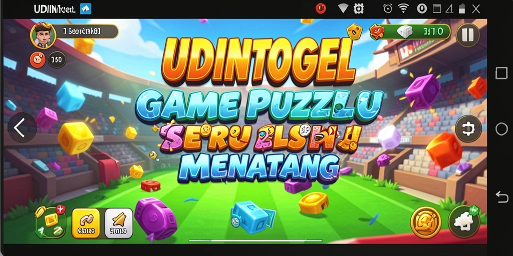 Tampilan gameplay seru dari UDINTOGEL saat memecahkan Puzzle.