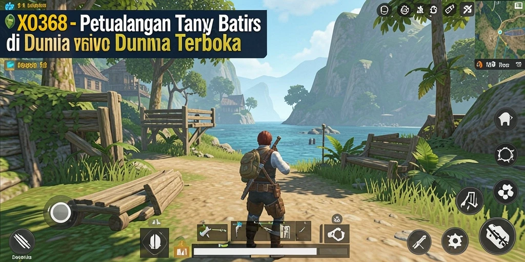 Tampilan gameplay <strong>XO368</strong> dengan dunia terbuka yang luas dan detail menakjubkan.